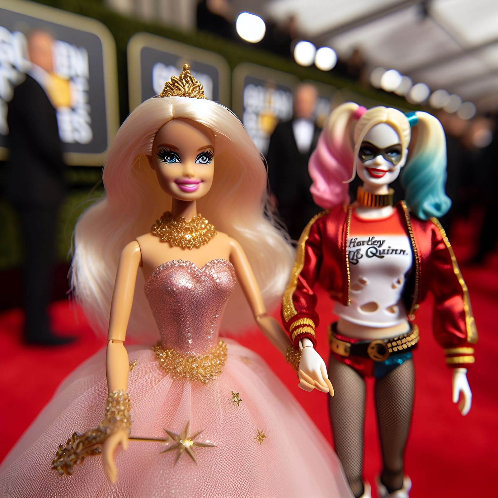 The romance of Barbie and Harley Quinn