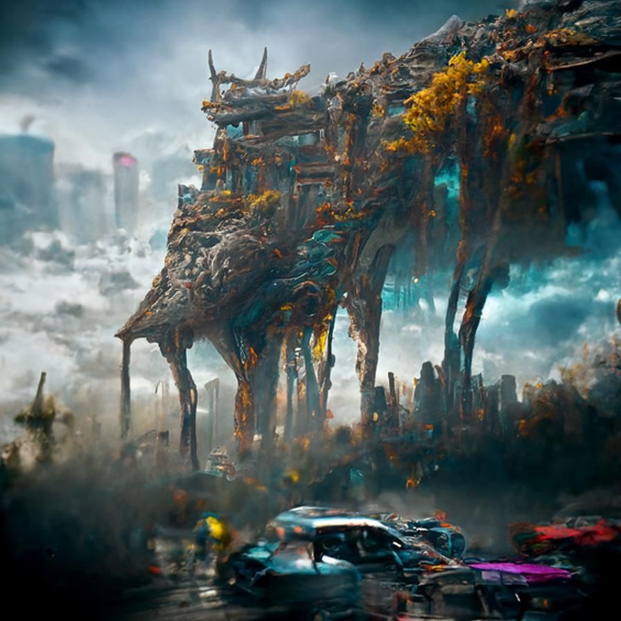 Nature Taking Back A Post Apocalyptic Landscape After Nuclear War With ...