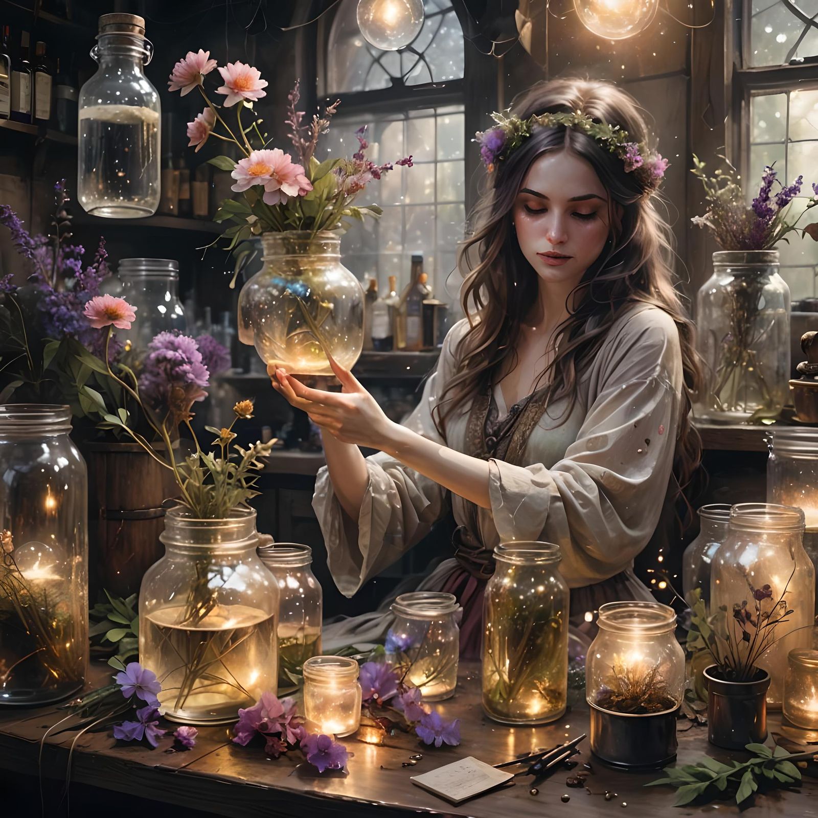 Magical Herbalist  by @Melanie Rhoades 