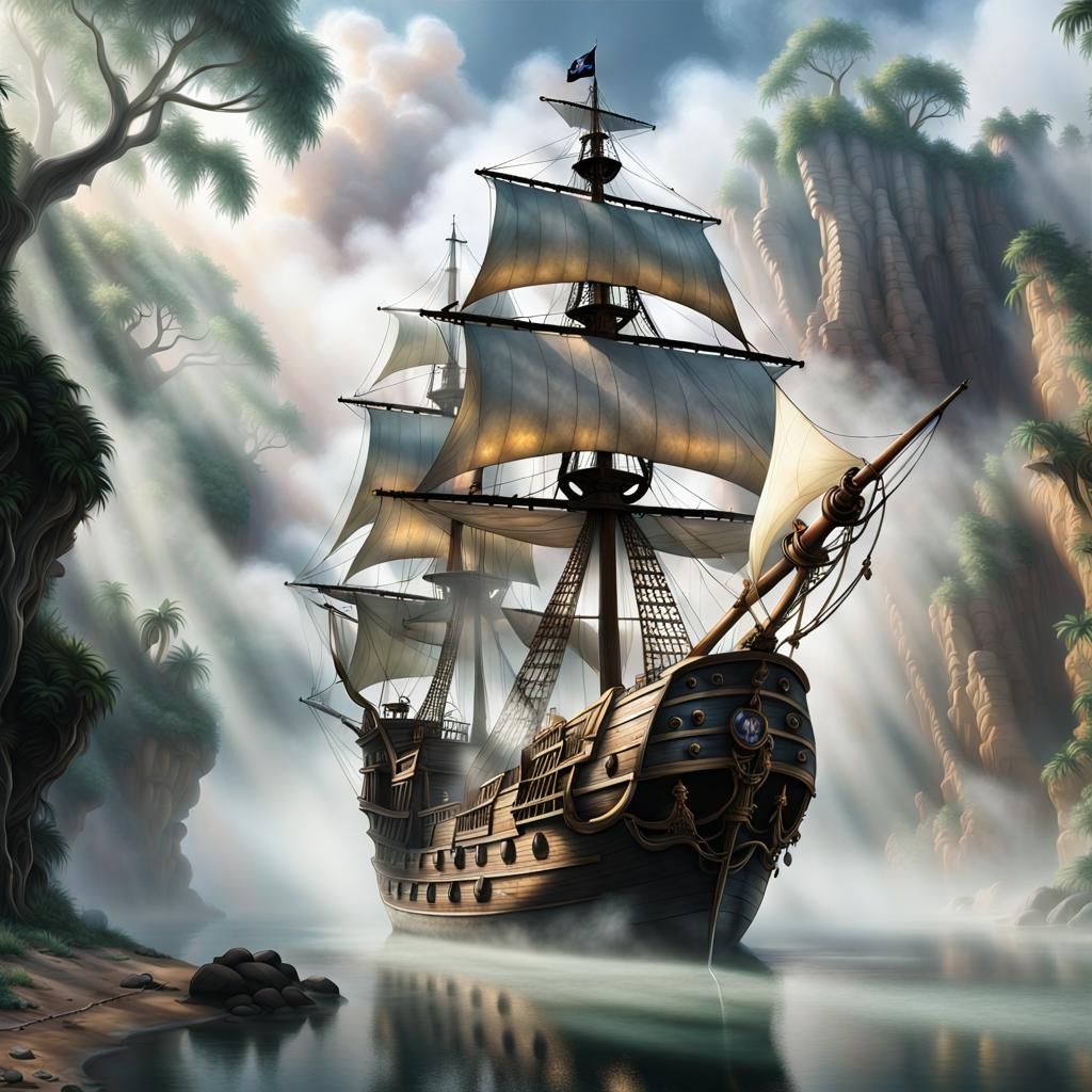 Pirates Of Neverland - Ai Generated Artwork - Nightcafe Creator