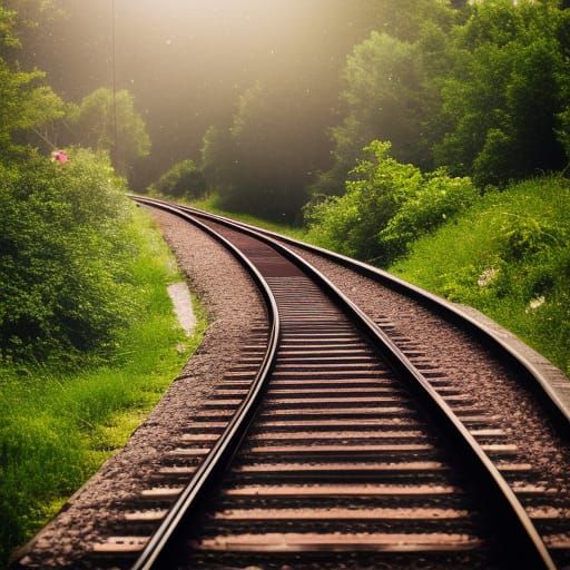 Surreal Underwater Train Sound: Bokeh Photography