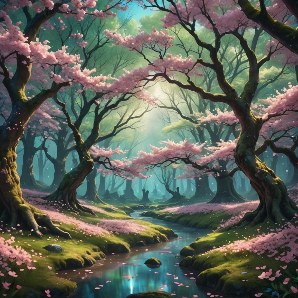 Cherry Blossoms  by @undefined