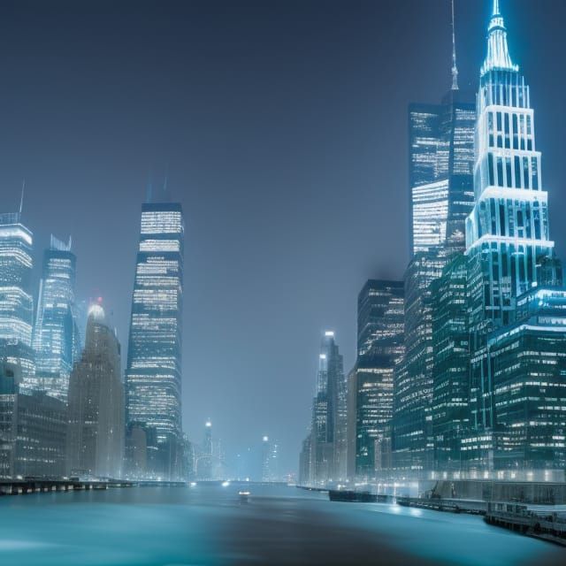 A cold morning in New York City