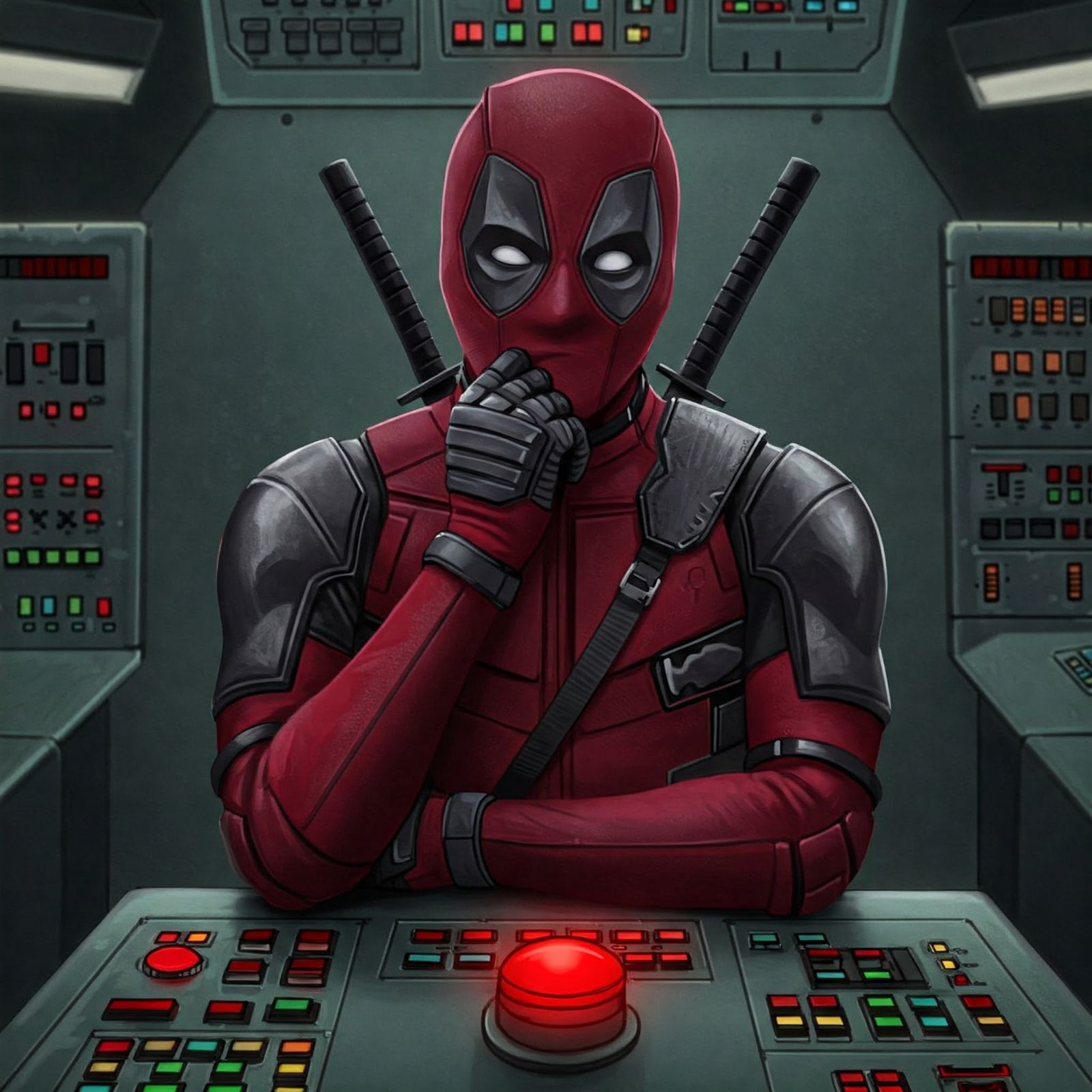 roses are red, big buttons are too..