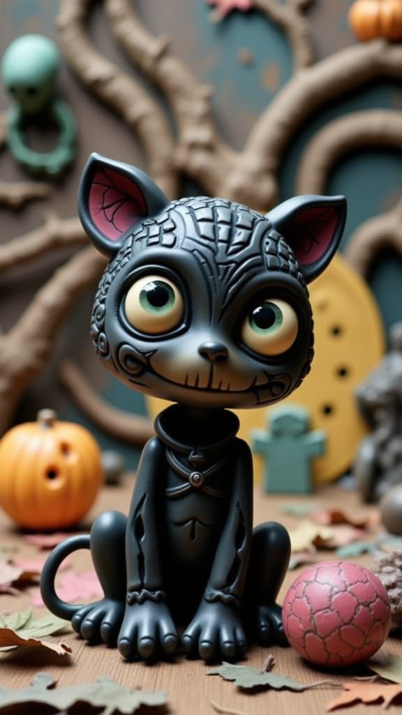 <lora:Spooky Skeletons:1.0> Halloween  skeleton   in autumn environment environment