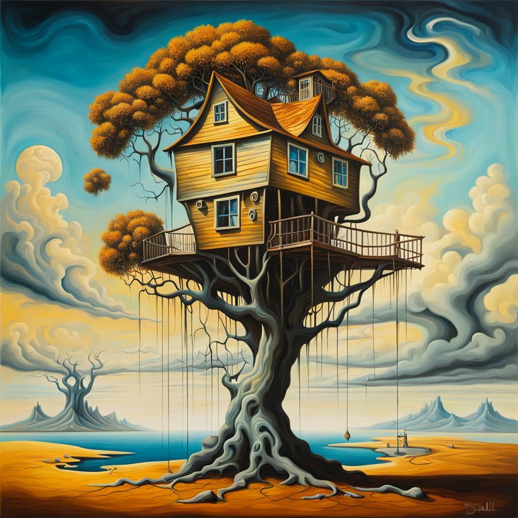 A strange treehouse