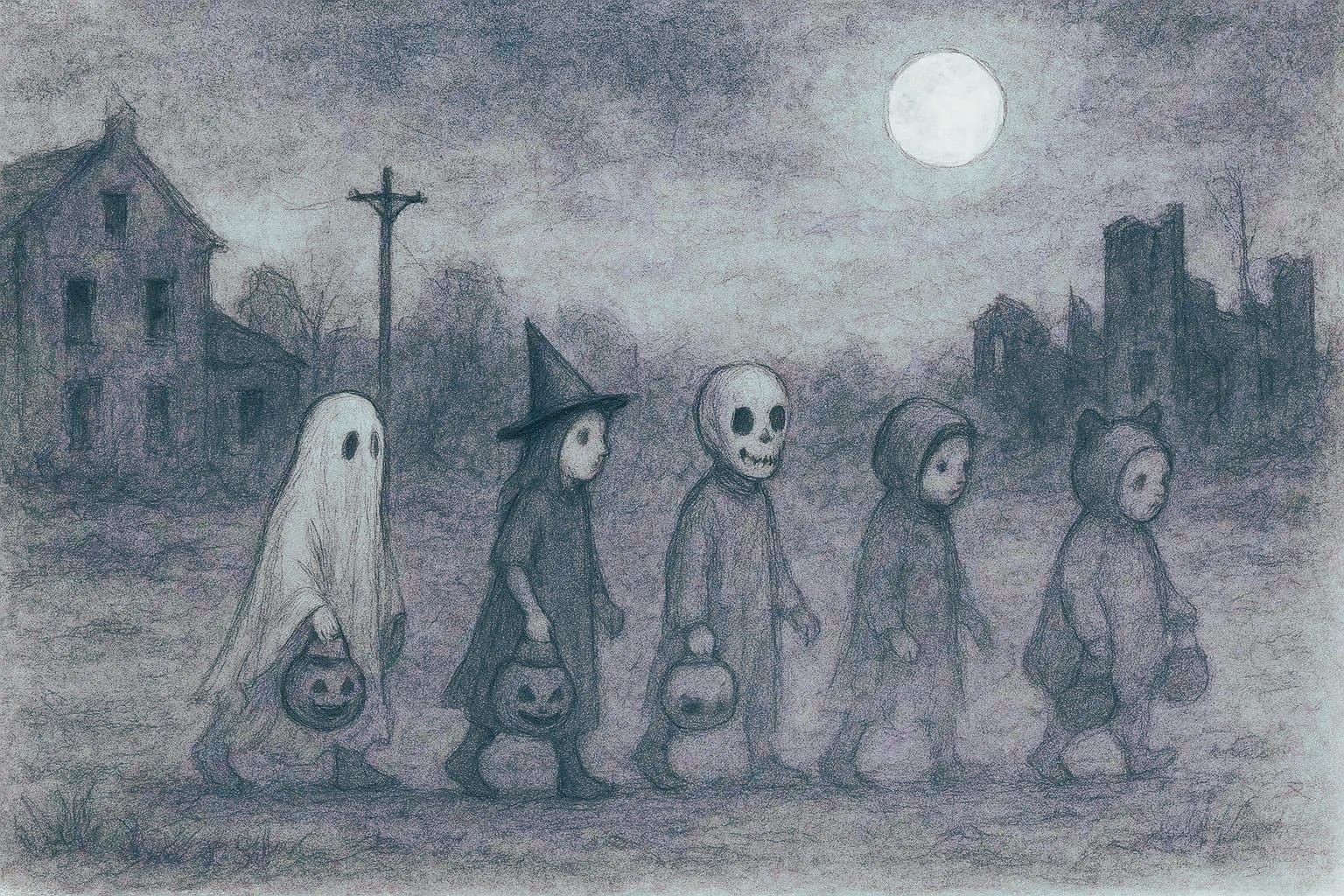 On a cool Samhain night