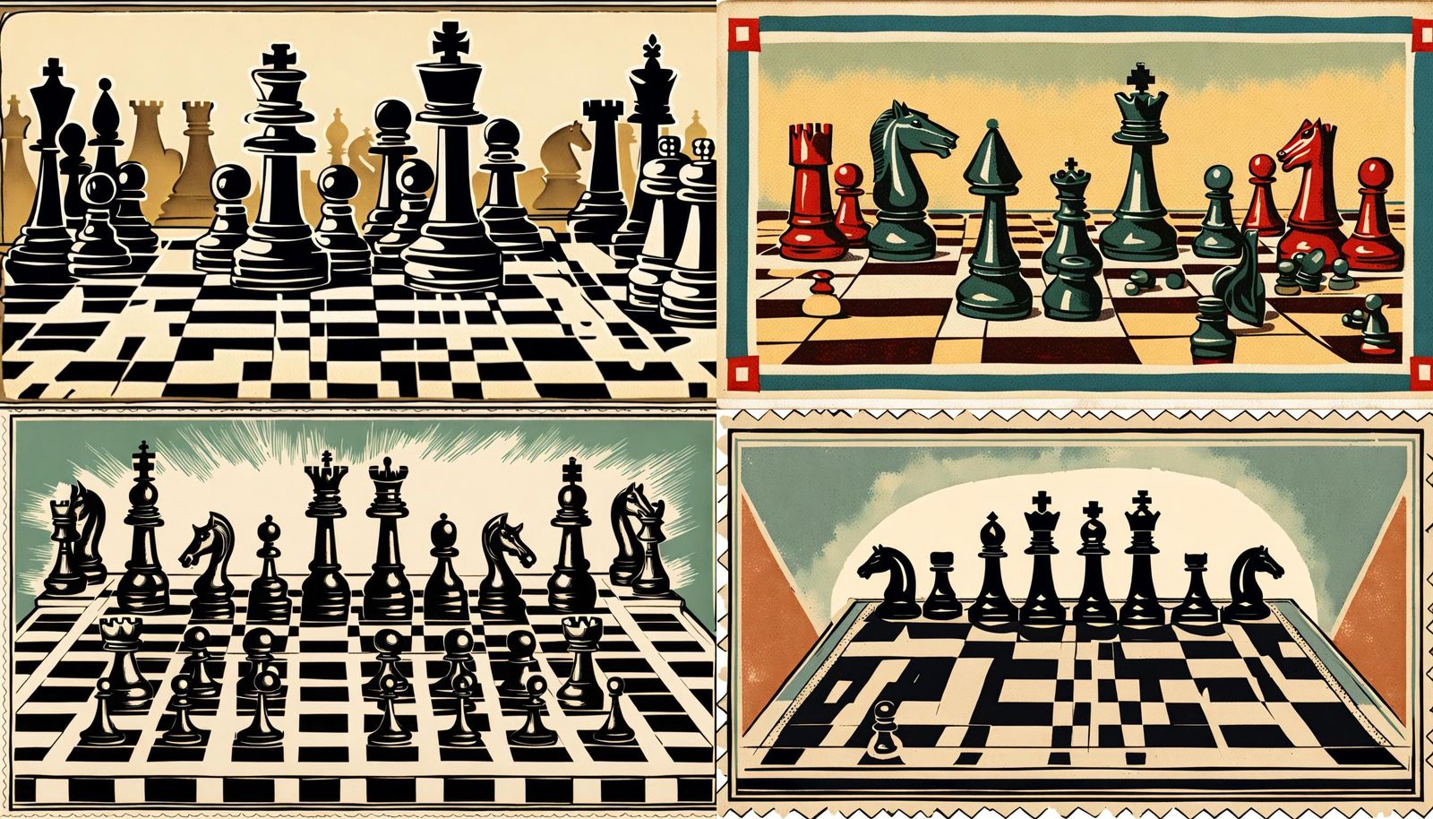 Vintage chess