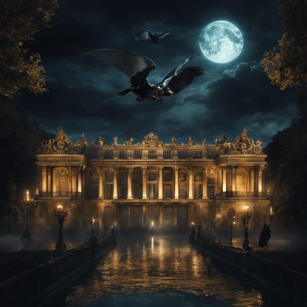 Vampire night over Versailles