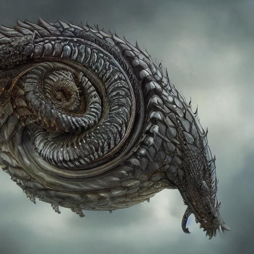Serpentine Snail Dragon Lou Carcolh 