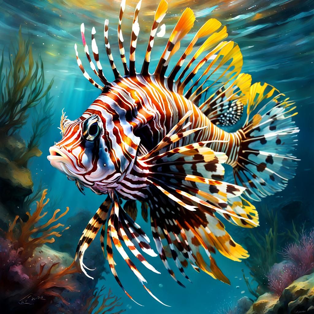 Lionfish  by @Mi3ch