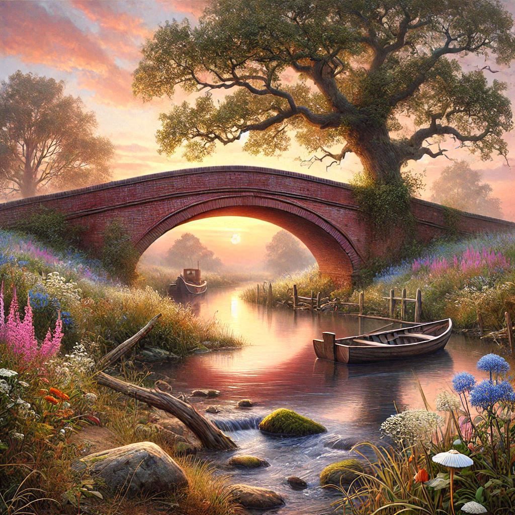 Old Arched Brick Bridge