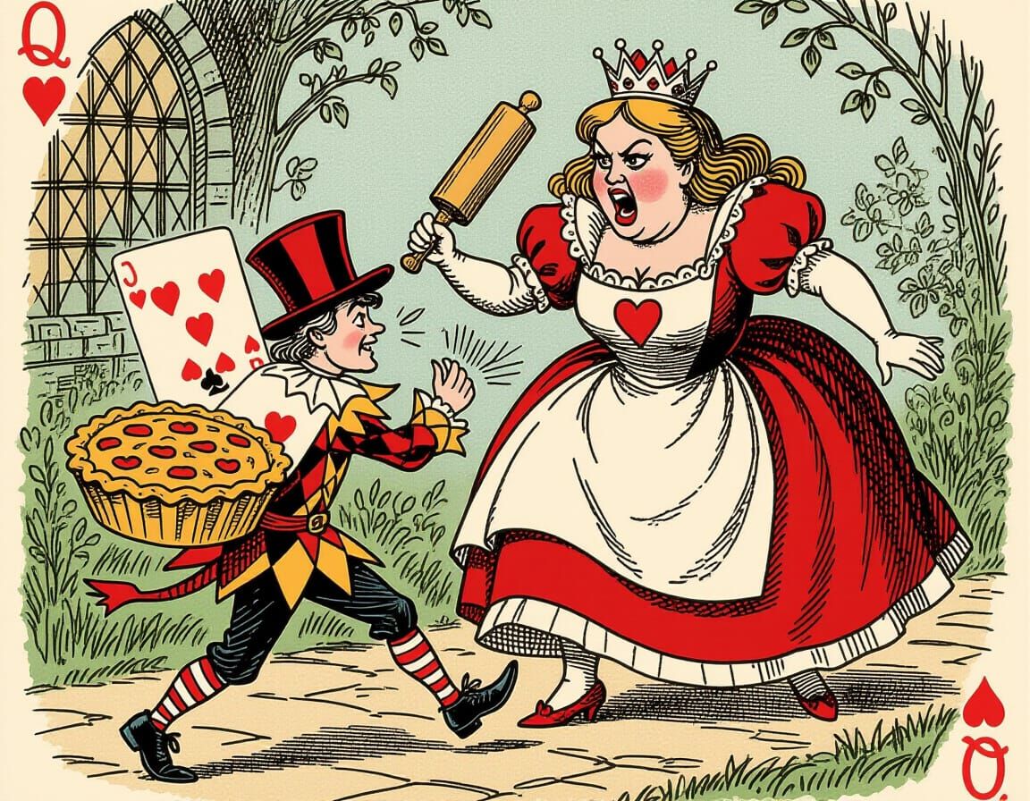 A Jack of Hearts, he stole those tarts!  by @Feathers