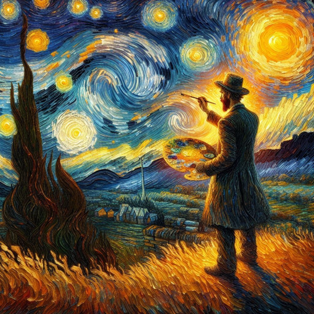 Van Gogh's canvas was the World