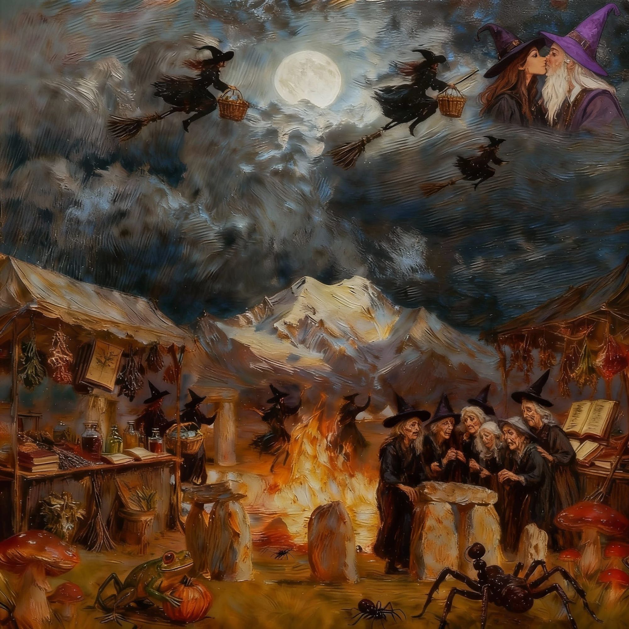 Witches market, for last minute Halloween shopping.