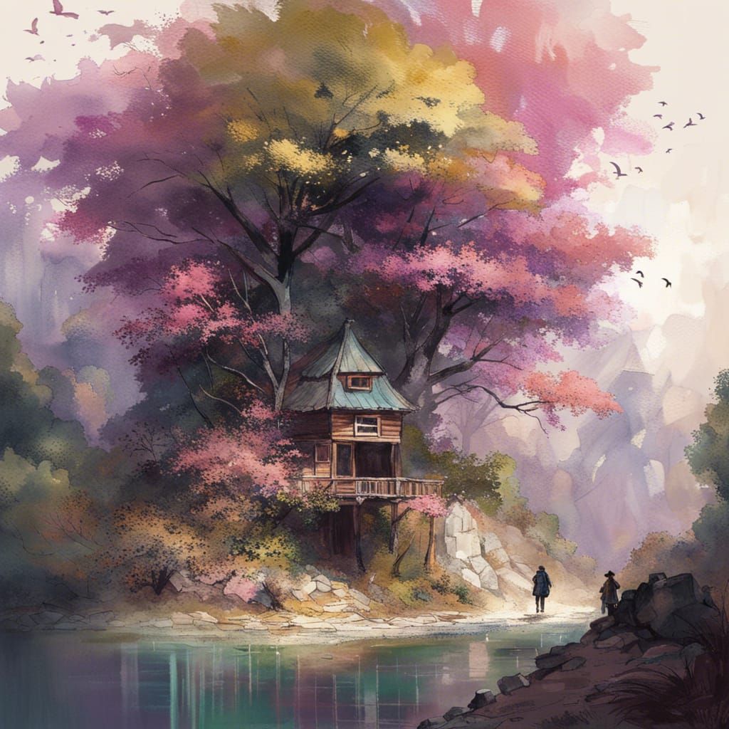 Peaceful   by @RedPixie