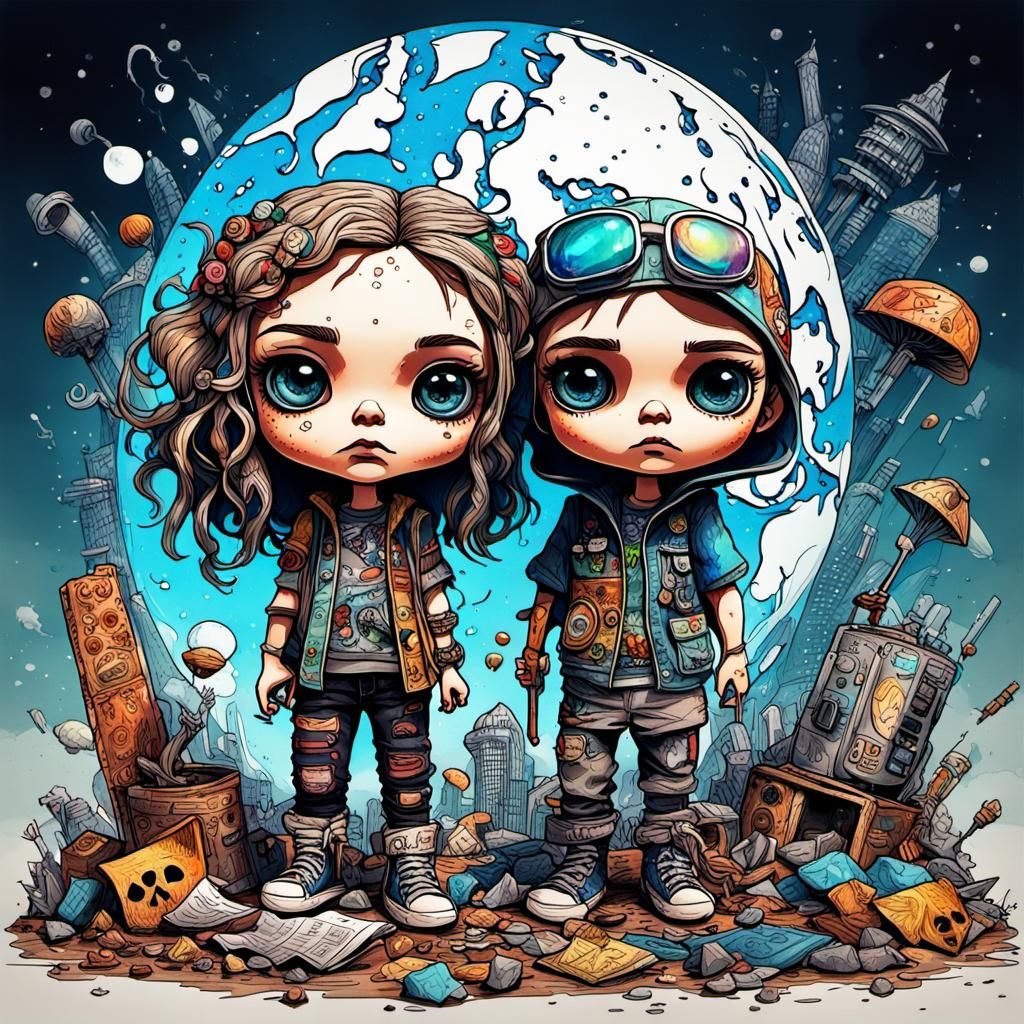 chibi couple