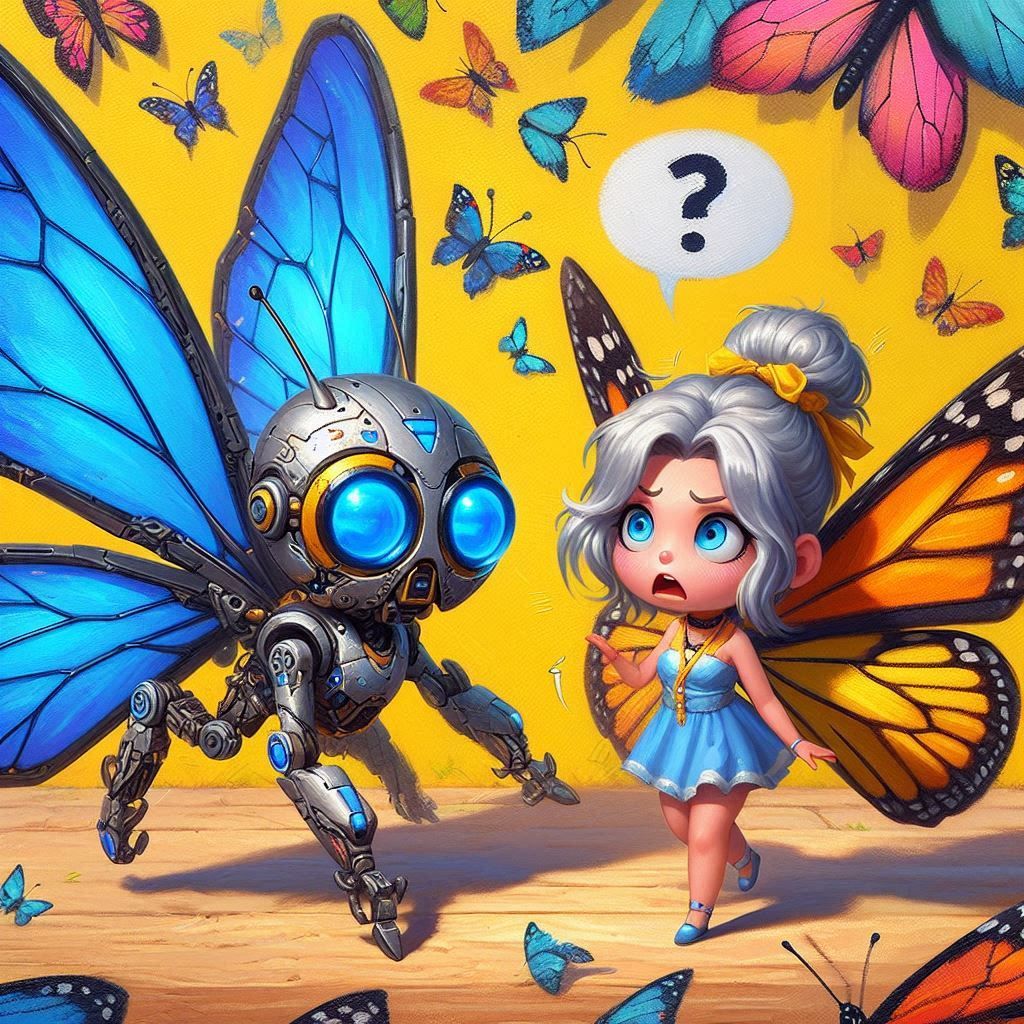 Don't you like my blue wings!