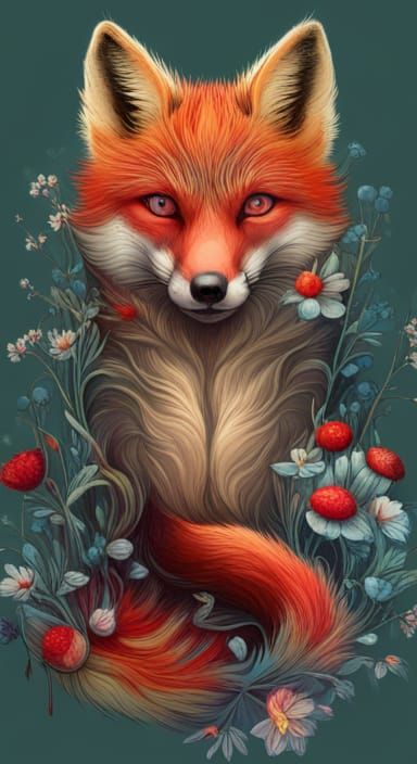 Foxy, foxy - AI Generated Artwork - NightCafe Creator