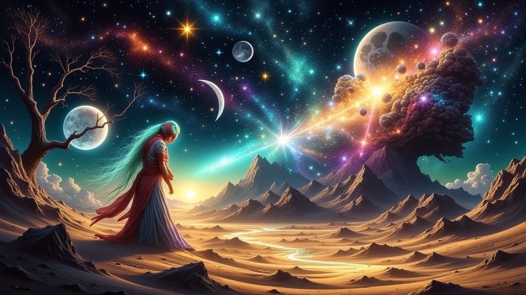 There's a starman Waiting in the sky David Bowie   by @Solfreedom