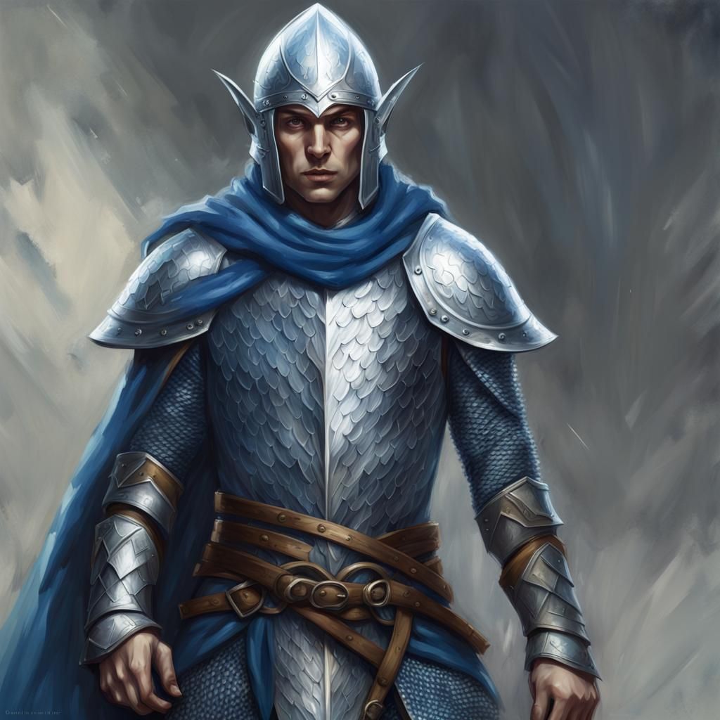 Fantasy Concept Art. High definition. Realistic Painting. Entire body