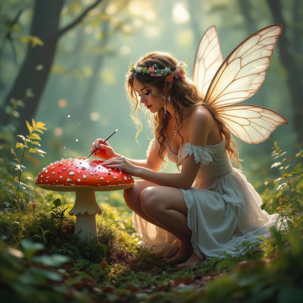 Forest Painter  by @annevibb