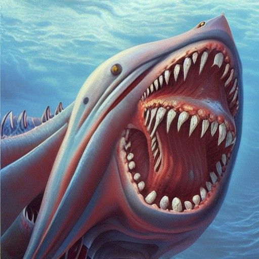 Giant squid monster