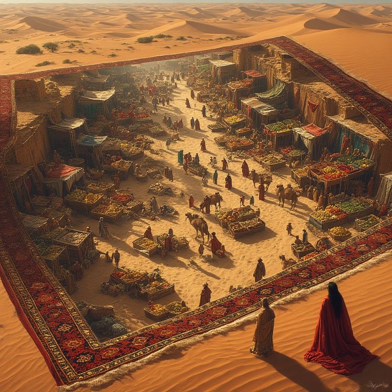 Carpet in the desert