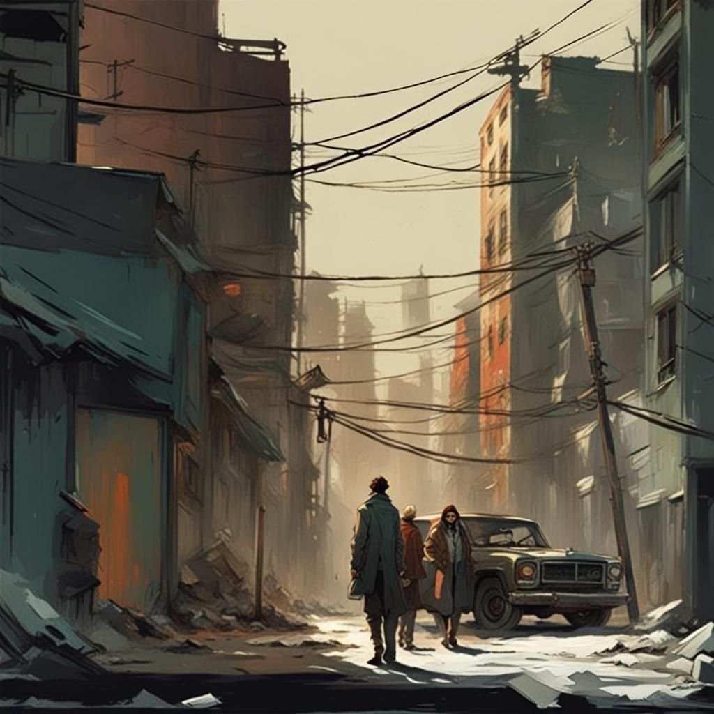 Art Style: Disco Elysium, Captivating, gritty, and immersive visuals ...