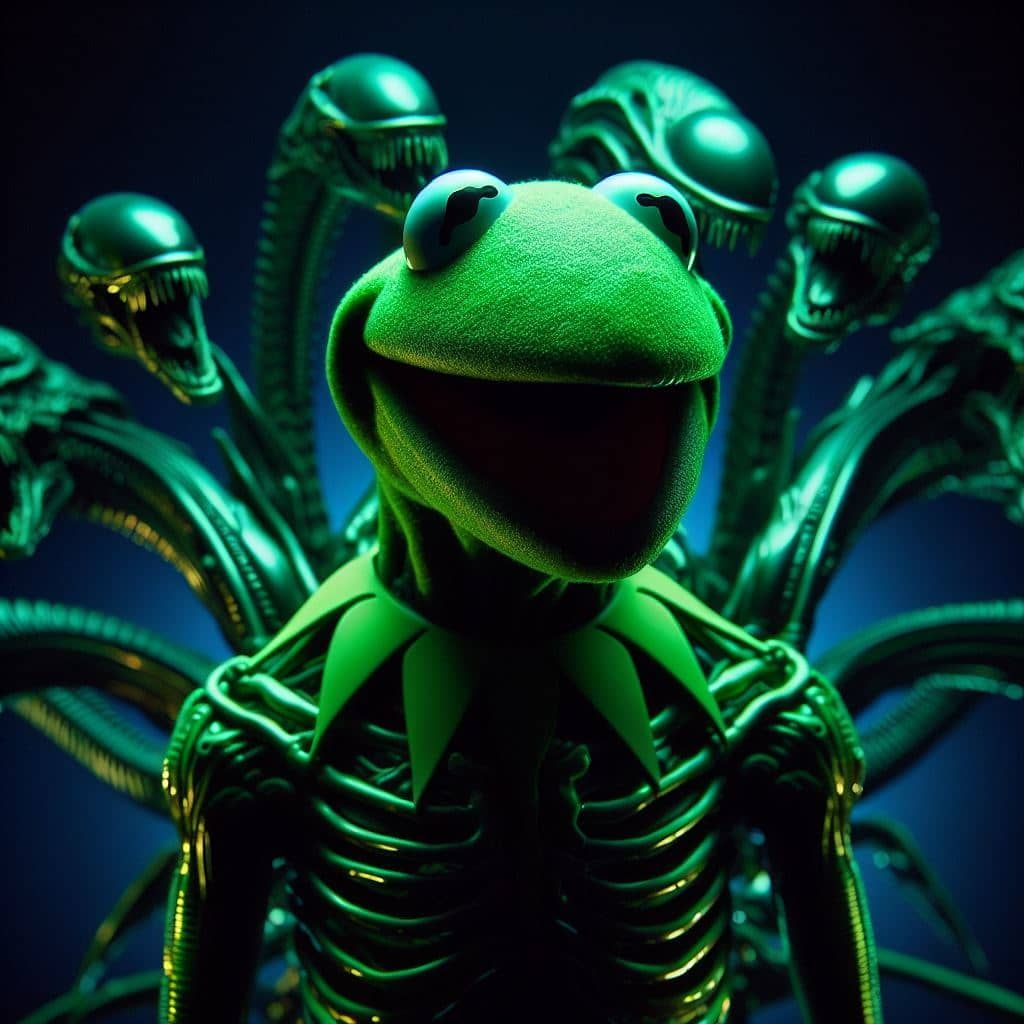 Kermit the Alien Frog