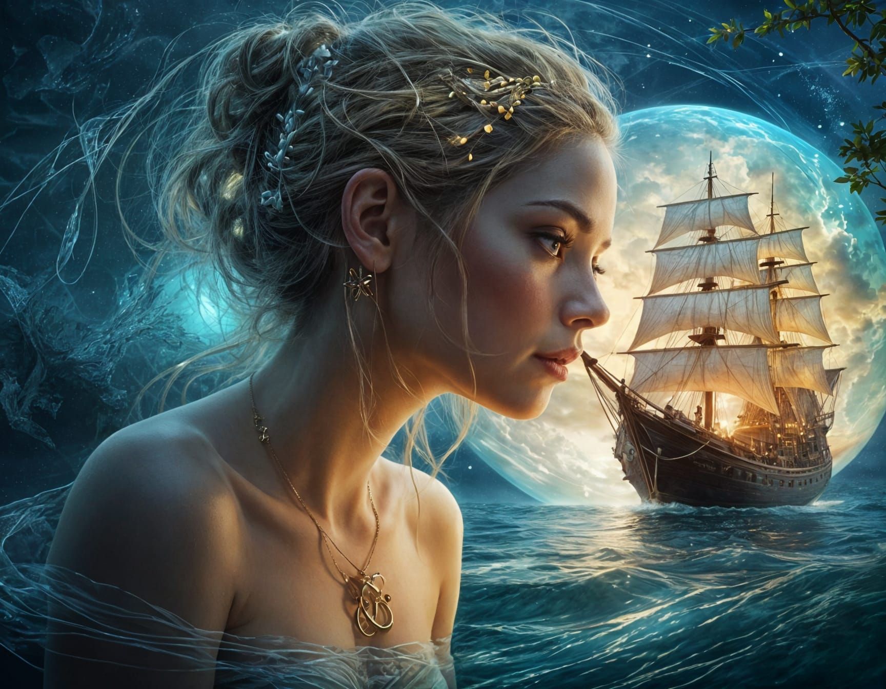 Meet me where the sky touches the sea.
Wait for me where the world begins.