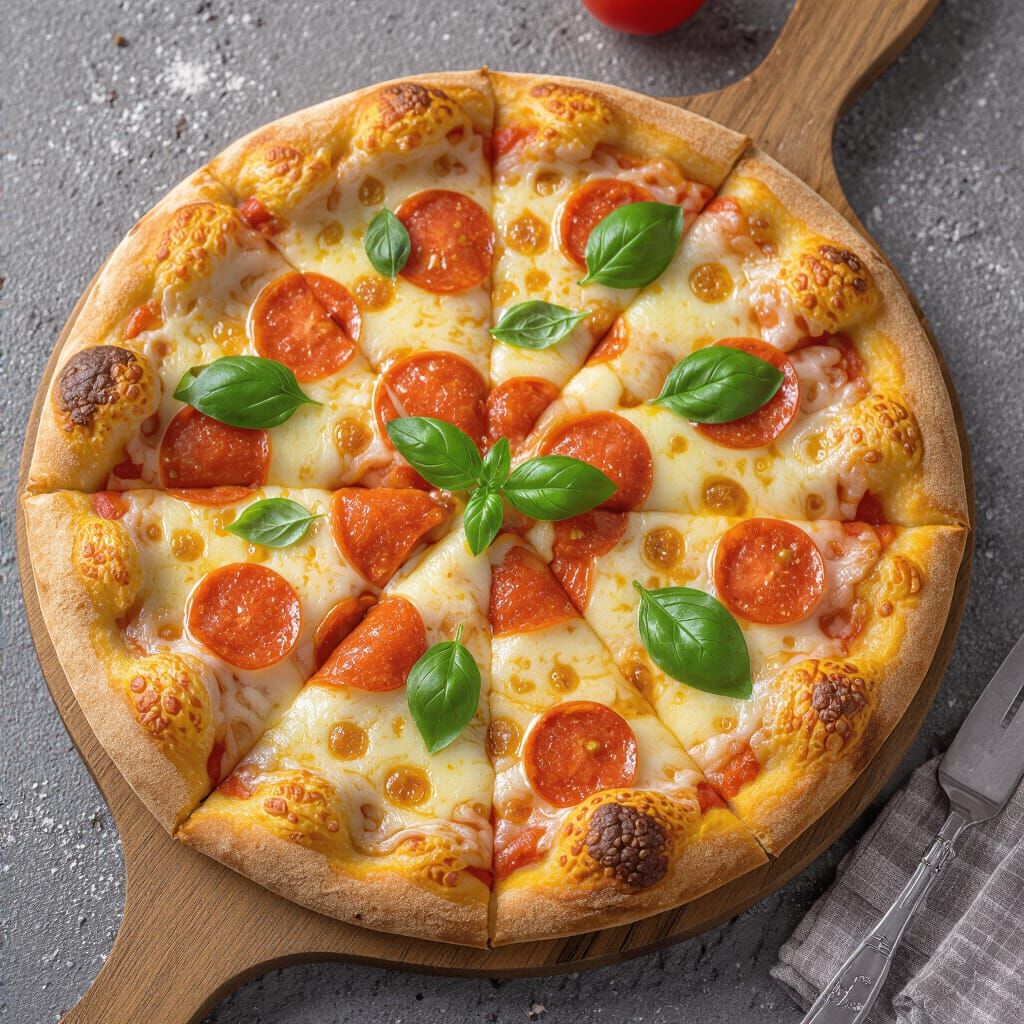 Impressionistic Pastoral Landscape in Soft Light