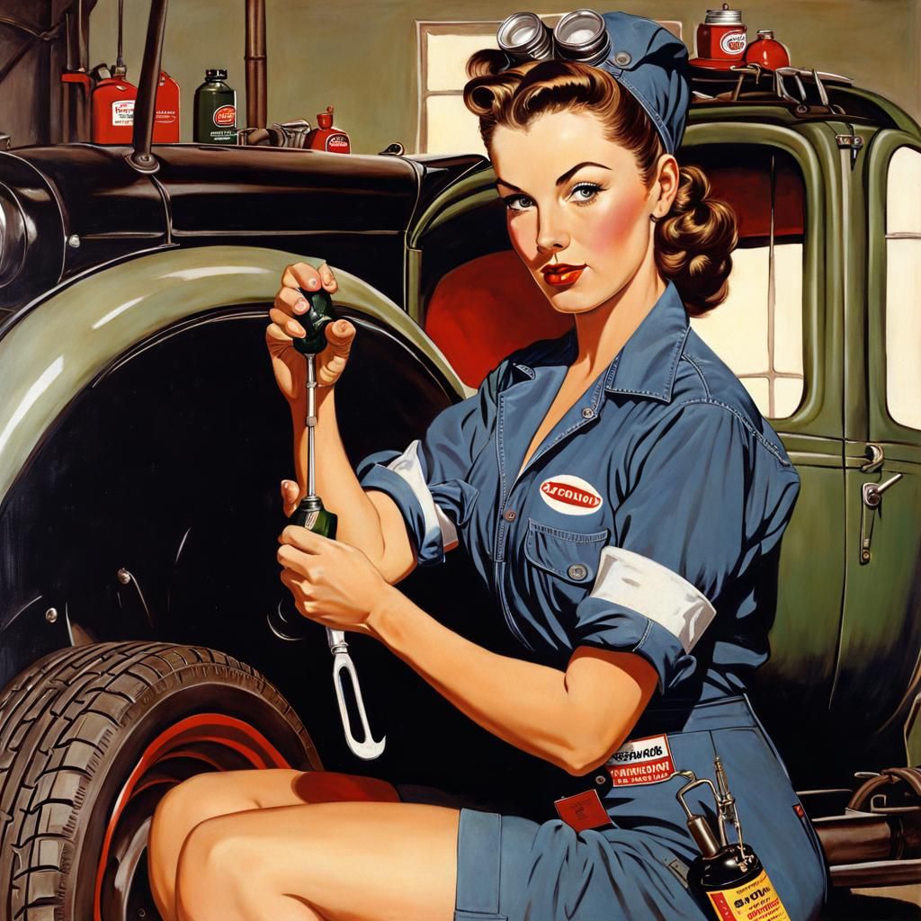 Mechanic at Work   by @Crystal