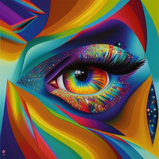 diamond eyes AI Generated Artwork NightCafe Creator