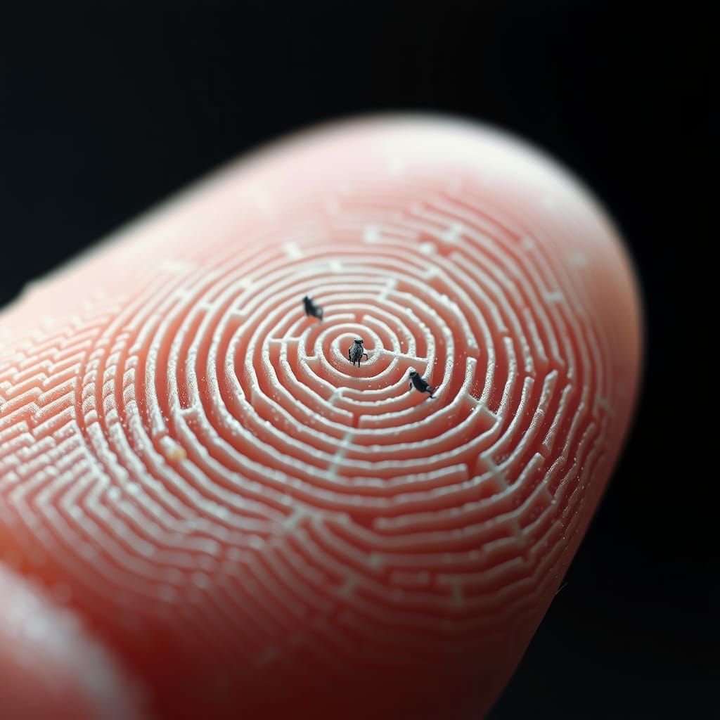 Fingerprint maze