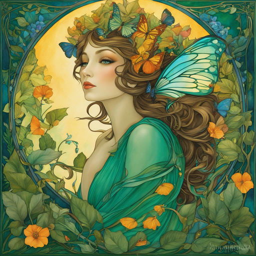 Art Nouveau Fairies