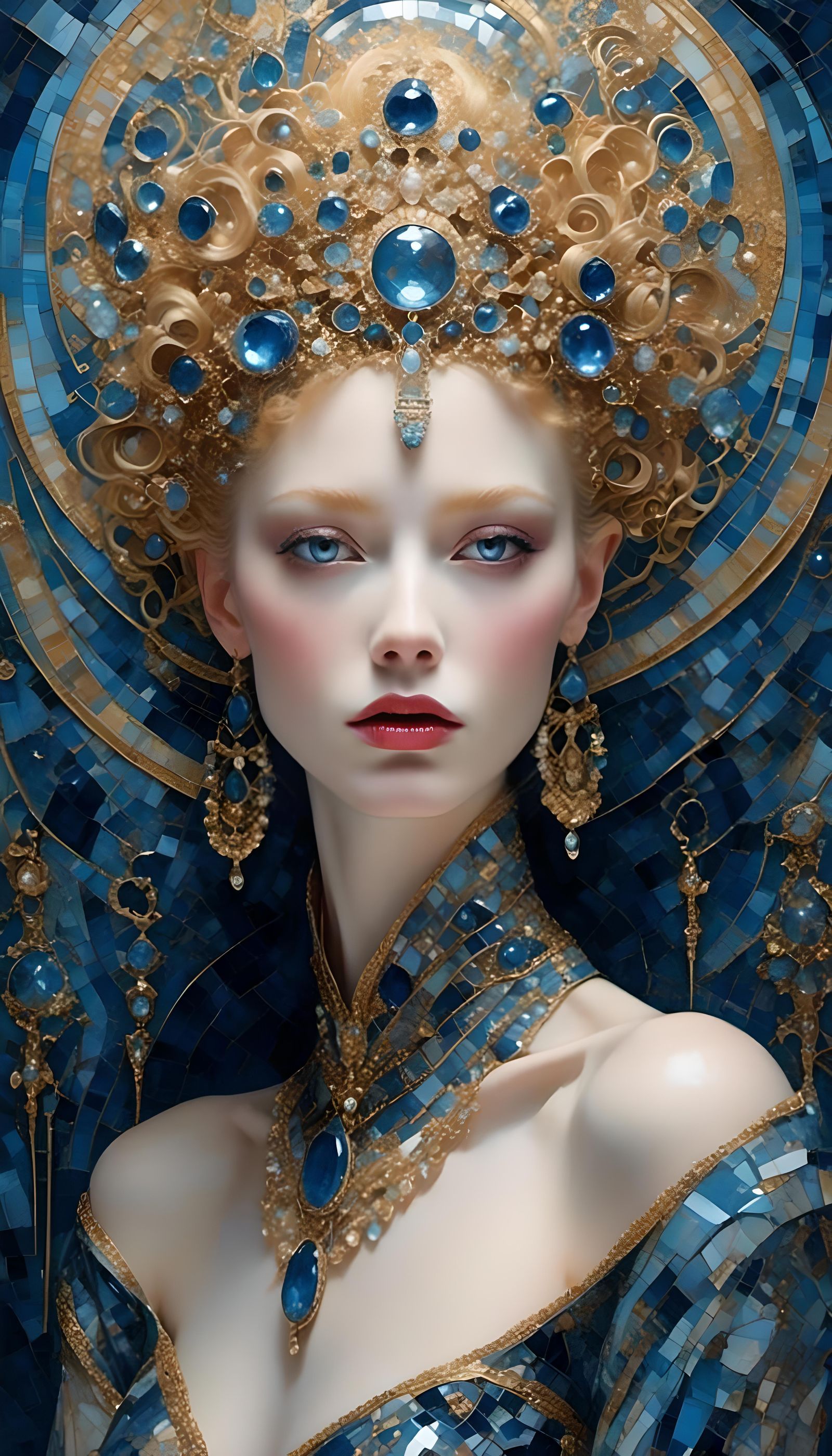 Eyes like jewels  by @Edana