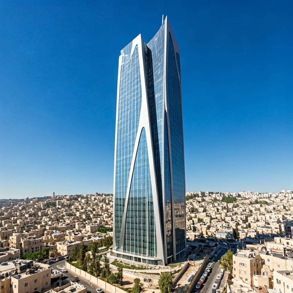 Futuristic Skyscraper in Jerusalem Inspired by Modern Archit...