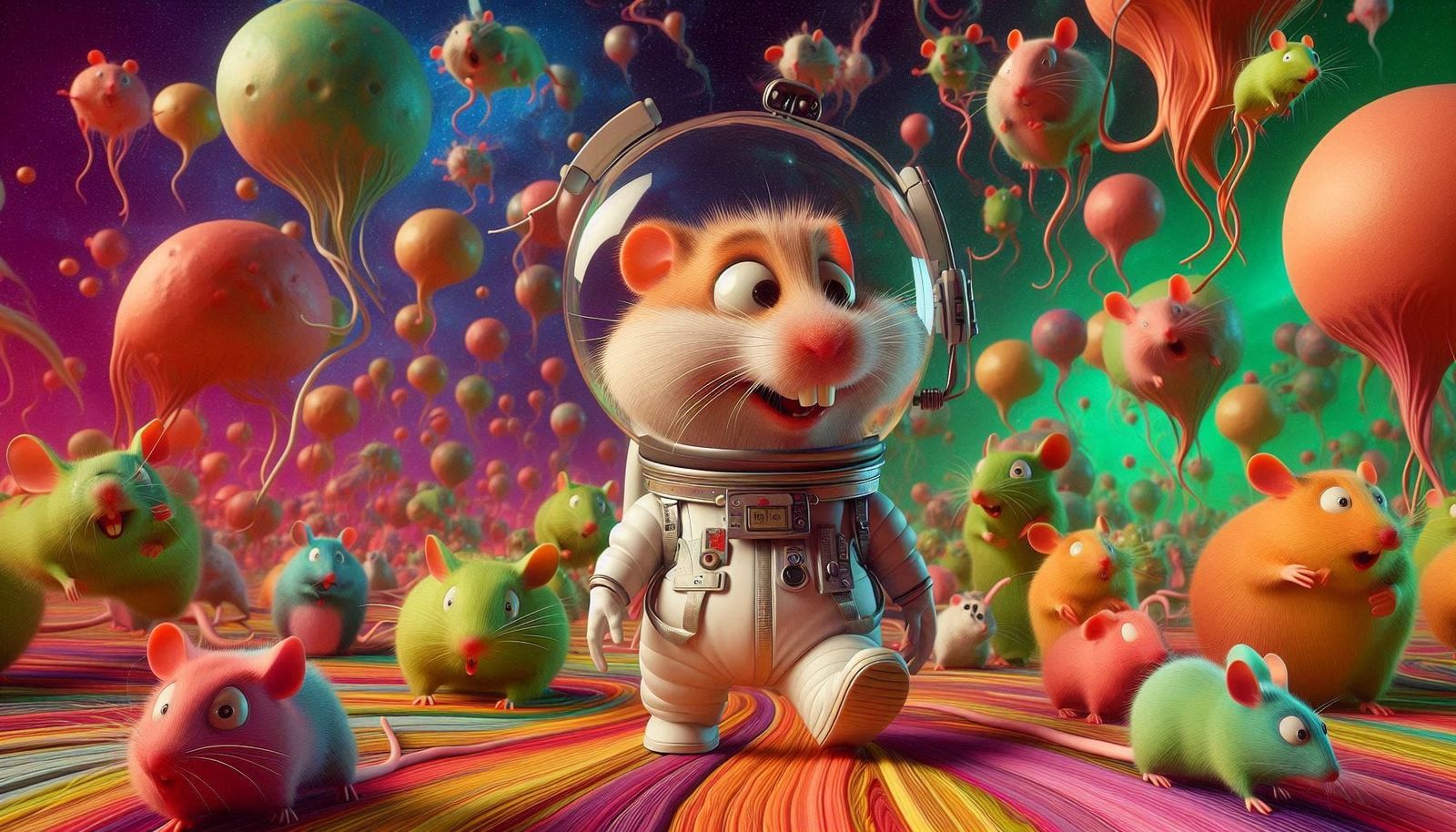 Hamstronaut:  "One small step..."