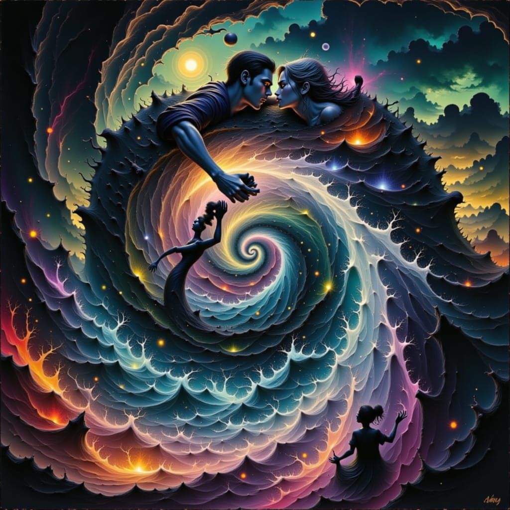 Our love knows no bounds, it stirs the world's elements and creates both awe inspiring wonder as well as tremendous destruction in it's wake...