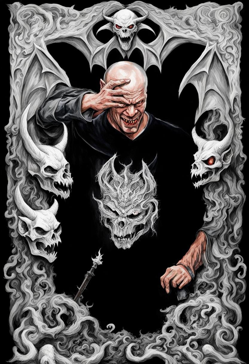 Devil Enemy of the Dark Age, decomposed, dismal Creation, de...