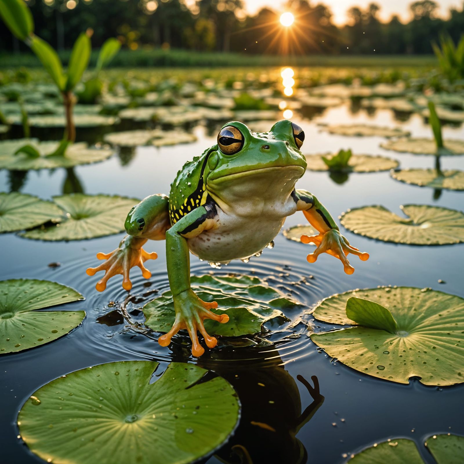 Golden Hour Jump  by @viisipuu