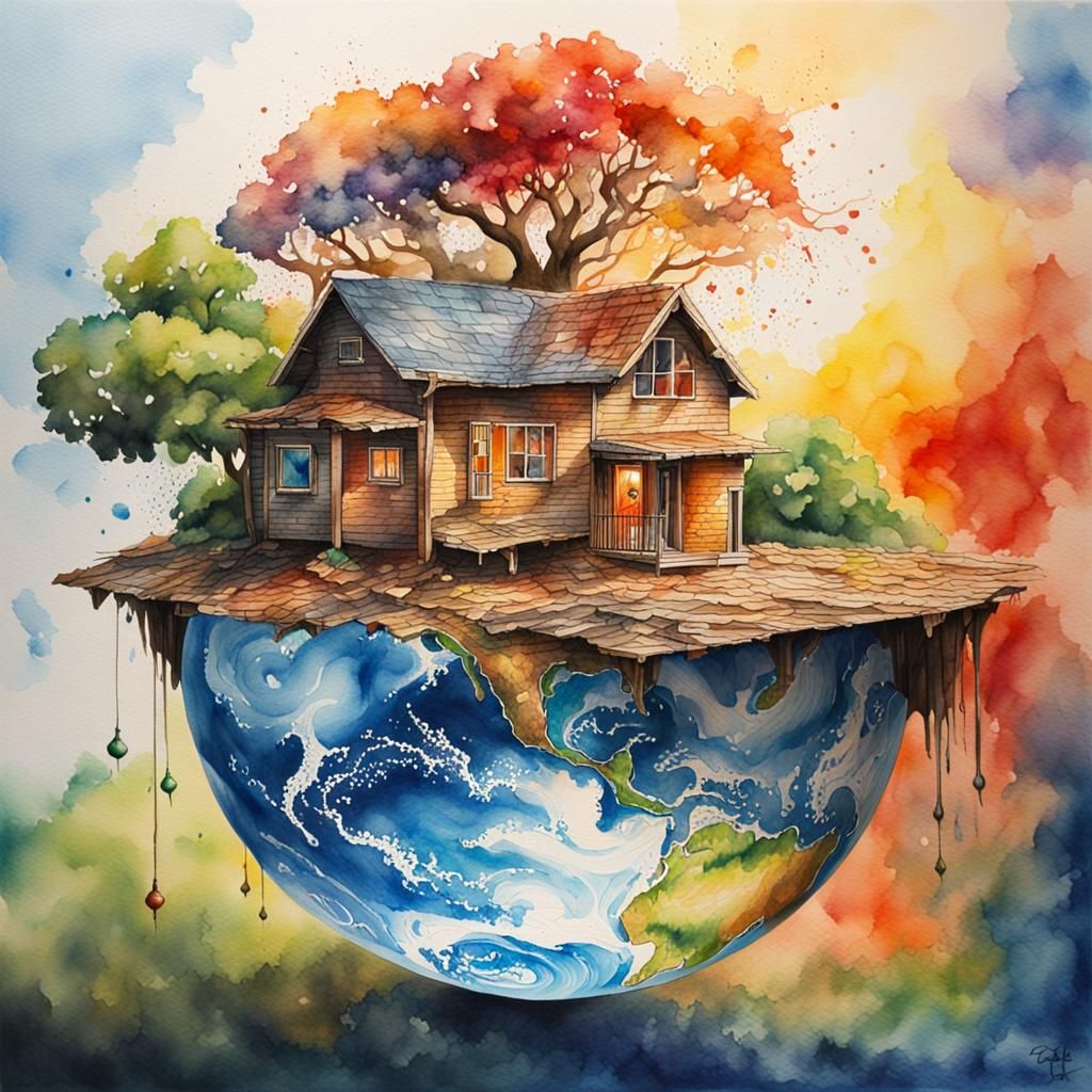 The Earth is our Home  by @Elven Maiden