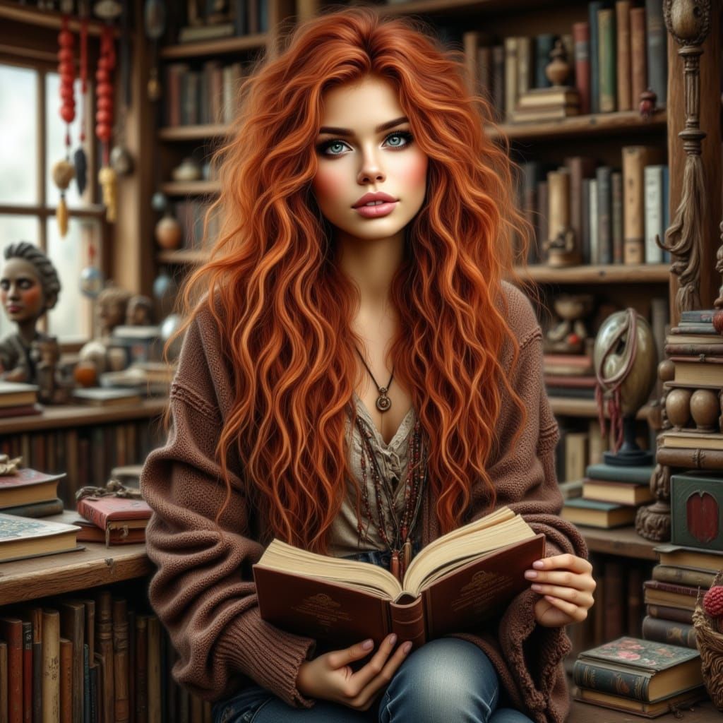 At Work, Her Mind Takes Flight ...