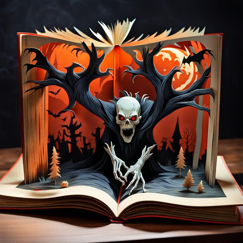 a scary pop up book LOL!!!   by @Timmy Contraros