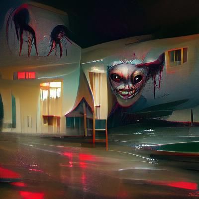 Creepy motel