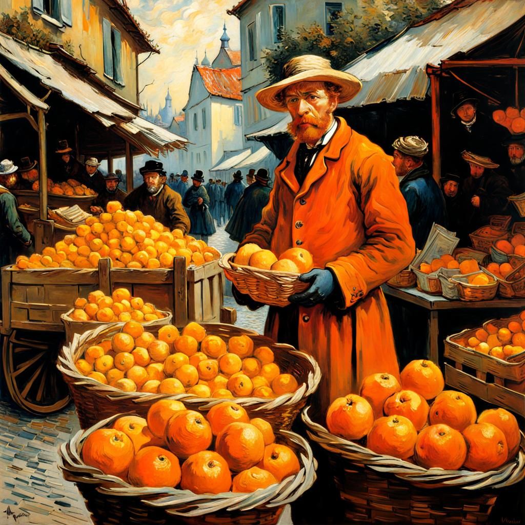 Vincent van Gogh Buying Oranges