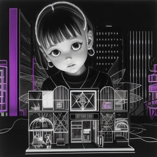 A surreal child's  drawing ,  rayograph Man Ray  collection ...
