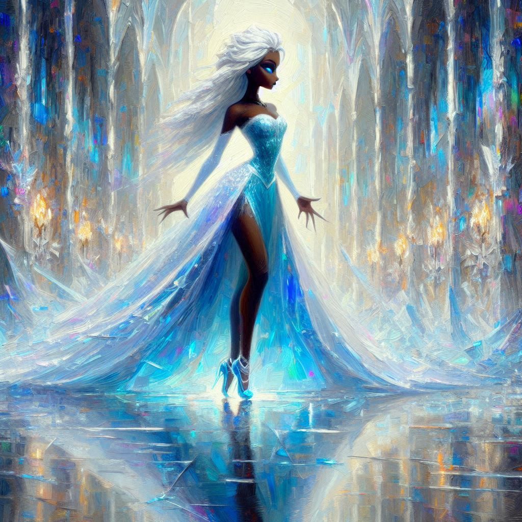 Elsa in a different setting