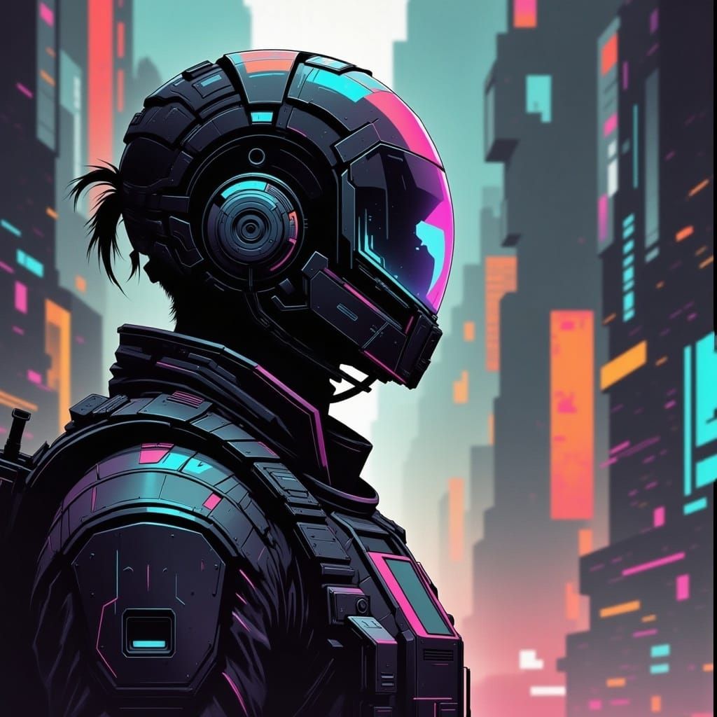  <lora:Glitchcore Flux:1.0>